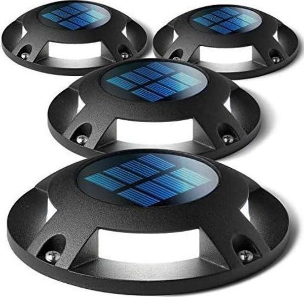 Home Zone Security Solar Güverte Işığı - Hava Koşullarına Dayanıklı - Siyah - Image 1