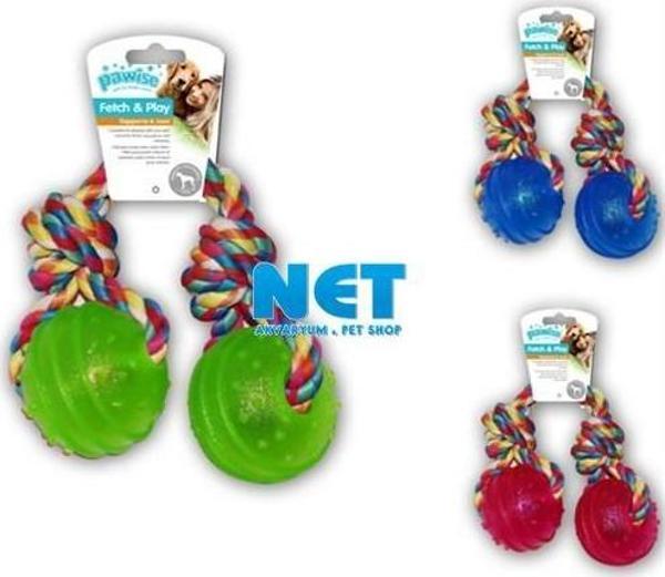 Pawise İki Toplu Diş İpi Köpek Oyuncağı 42 cm  - Image 1