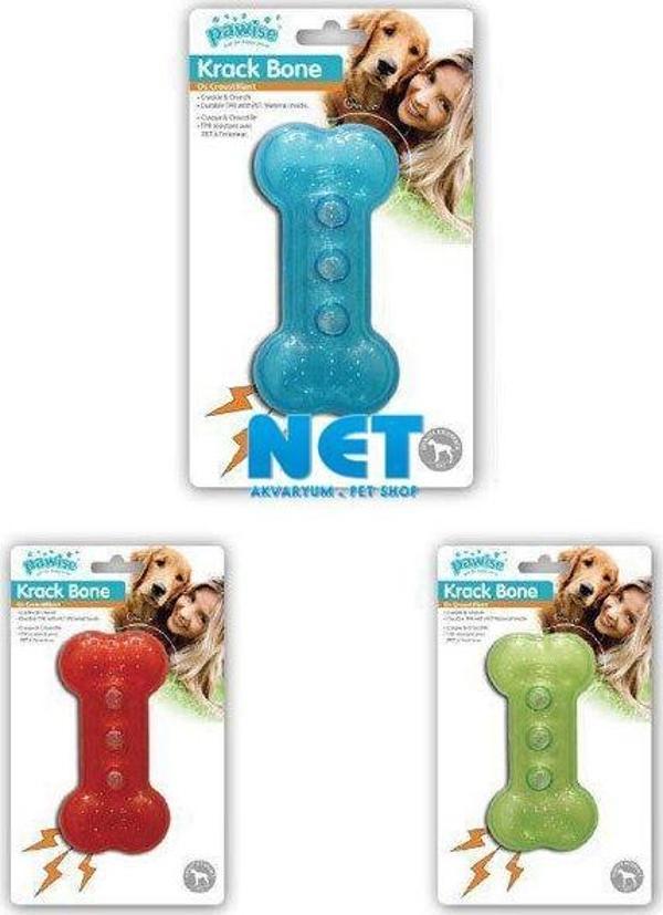 Pawise Krack Sesli Kemik Köpek Oyuncağı 14 cm  - Image 1