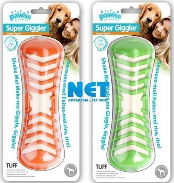 Pawise Süper Giggle Sesli Kemik Köpek Oyuncağı 19  CM - Image 1