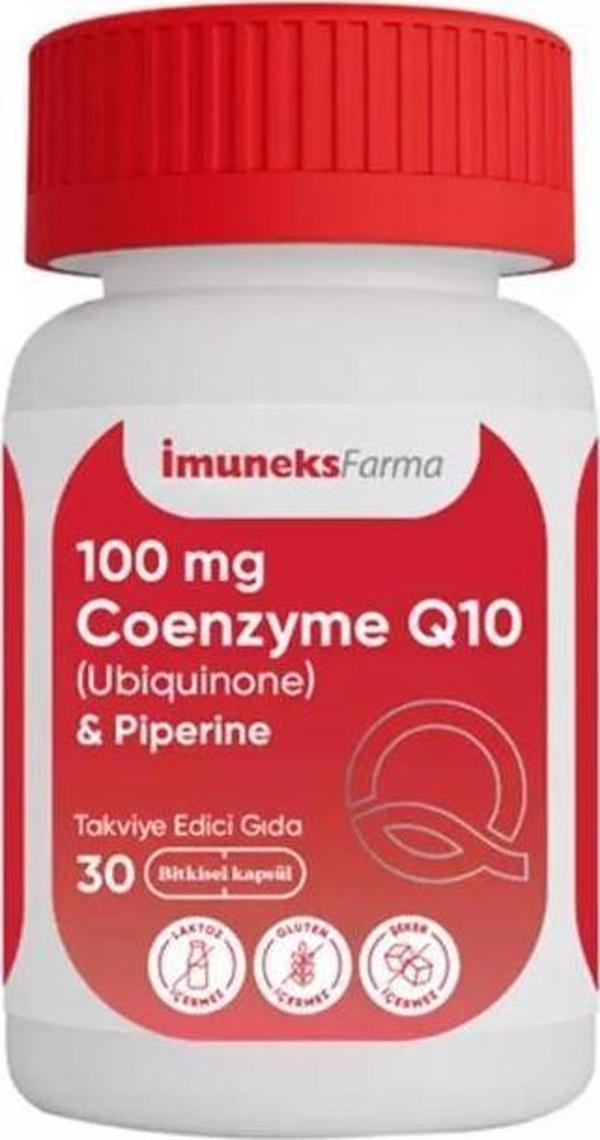 İmuneks 100 Mg Coenzyme Q10 30 Bitkisel Kapsül - Image 1