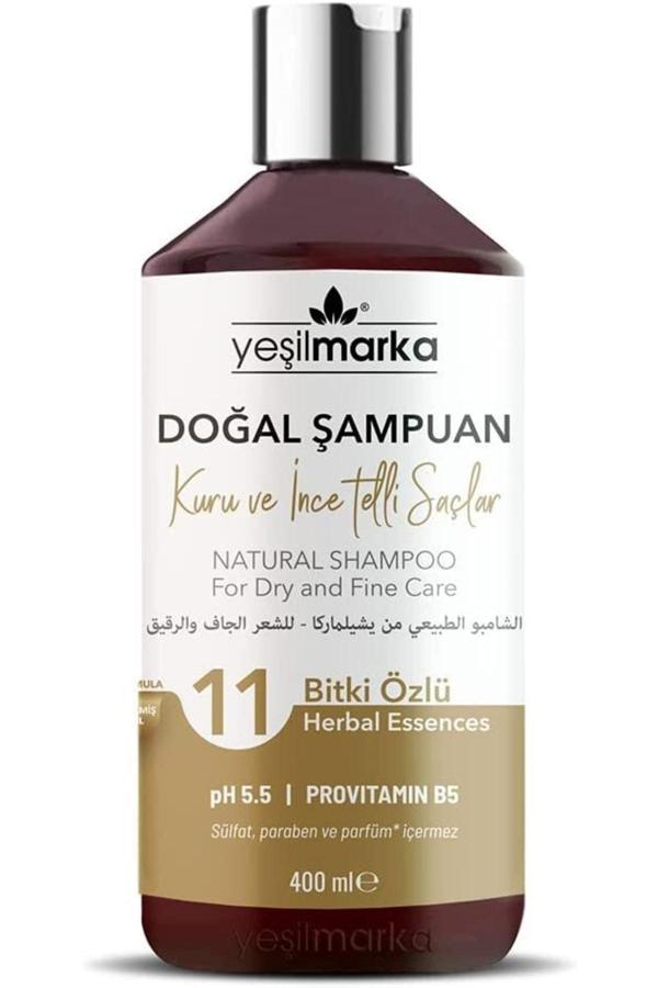 Peak Shine Yeşilmarka Doğal Şampuan - Kuru Ve Ince Telli Saçlar Için - Image 1