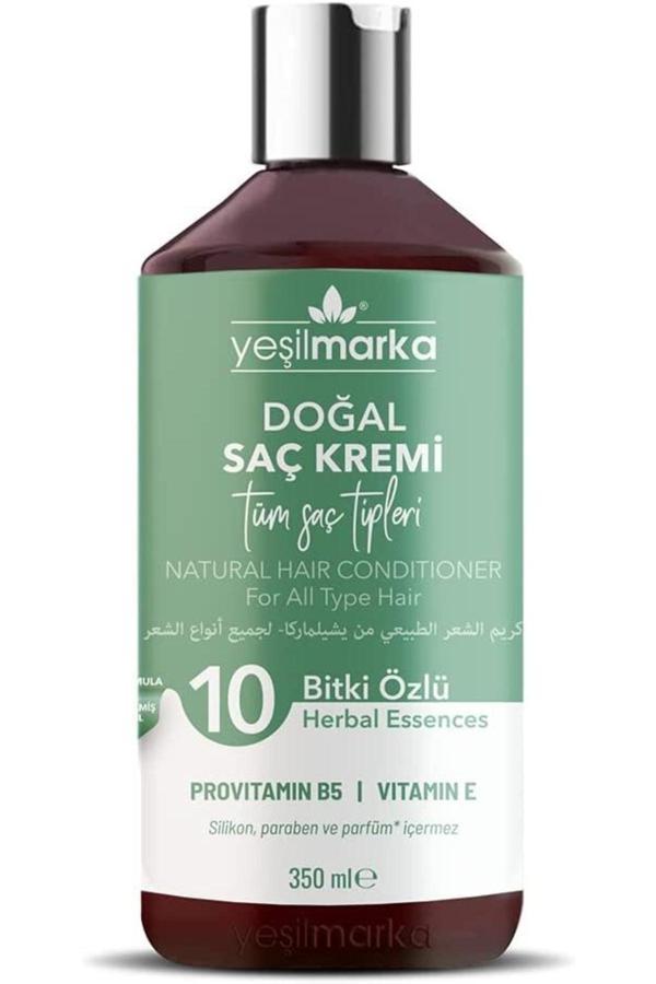 Peak Shine Yeşilmarka Doğal Saç Kremi - Tüm Saç Tipleri Için - Image 1