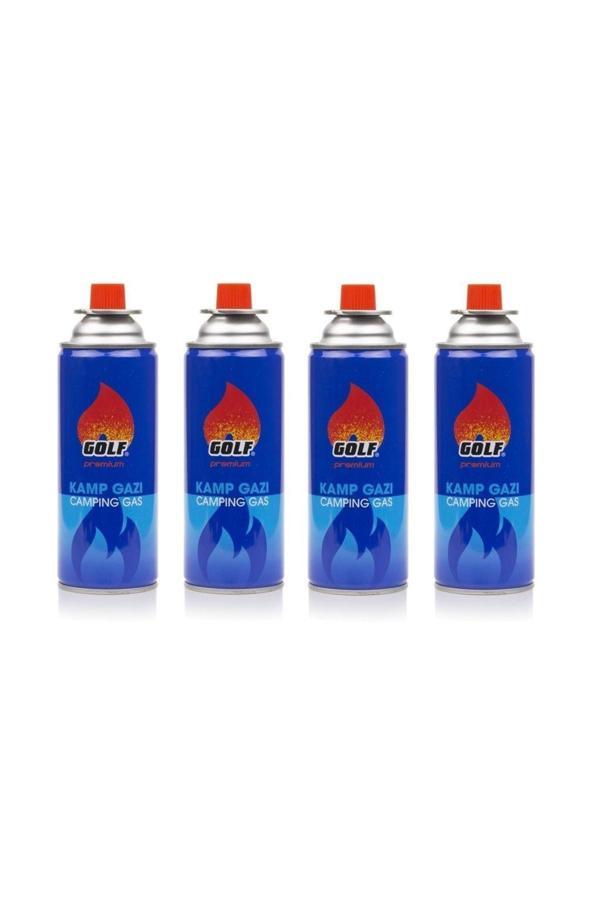 Premium Kamp Ocak Gazı Valfli Kartuş 4 Adet - Image 1