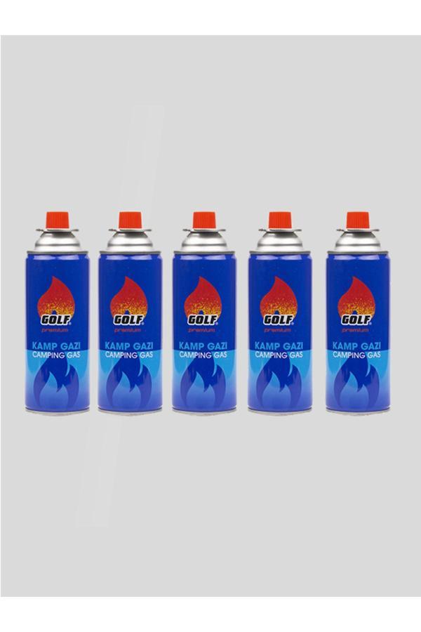 5 'li Set GOLF Kamp Gazı Valfli Kartuş 227 gr. - Image 1
