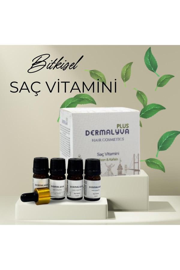 Dermalyva Saç Ekimi Sonrası Saç Vitamini - 1 Aylık Dökülme Karşıtı Saç Bakım Kürü - Image 1