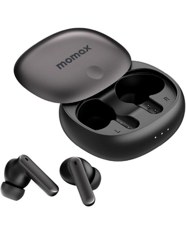 Momax 1-Vibe Lite Gerçek Kablosuz Gürültü Engelleyici Kulaklık Black - Image 1