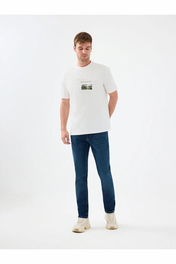 Loft Rıcardo Prıve Lıght Od Green Wash Erkek Jean Pantolon LF2039577 - Image 1