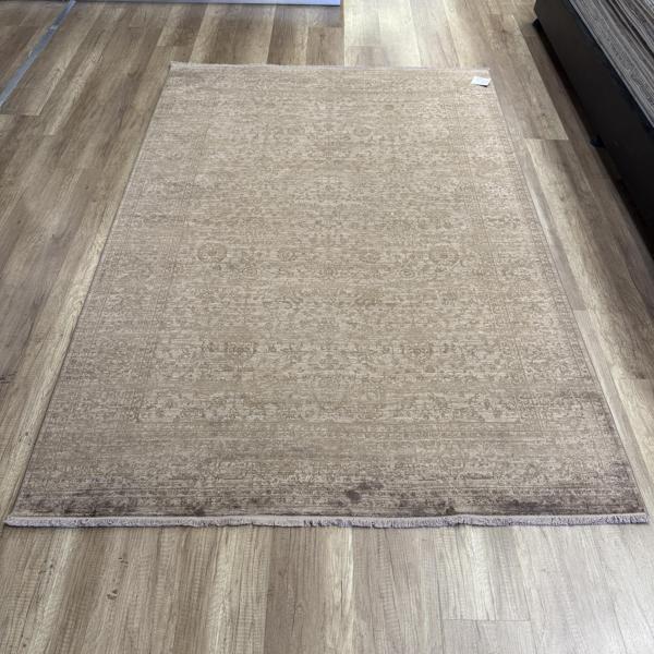 Hoom Rugs Overdye OVR08 Krem Bronz Doğal Bambu & Viskon Modern Salon Halısı - Image 1