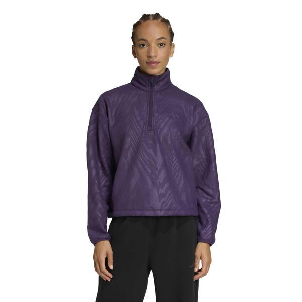 Adidas Kadın Günlük Kapşonlu Eşofman Üstü Aop Polarfleece Jx7402 - Image 1