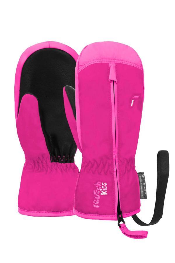 Reusch Ben Mitten Çocuk Pembe Kayak Eldiveni - Image 1