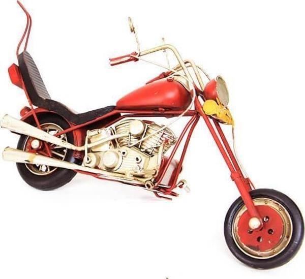 Dekoratif Metal Motosiklet Vintage Biblo Ev Ofis Hediyelik - Image 1