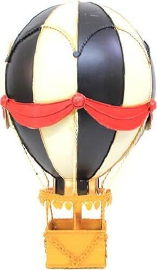 Dekoratif Metal Sıcak Hava Balonu Biblo Hediyelik - Image 1