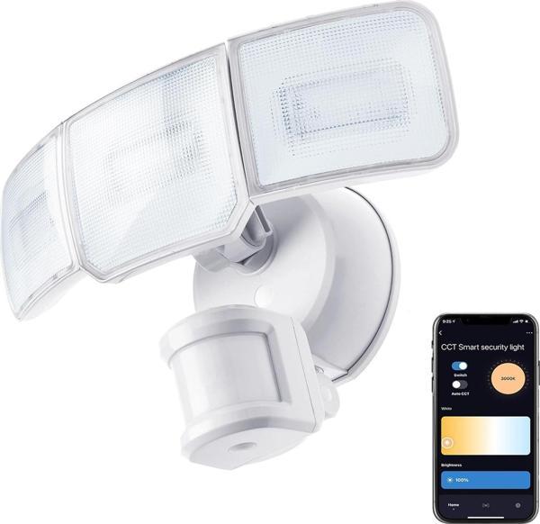 Home Zone Security Akıllı SMD LED Dış Mekan Projektörü, 3500LM, 3000-5000K - Image 1