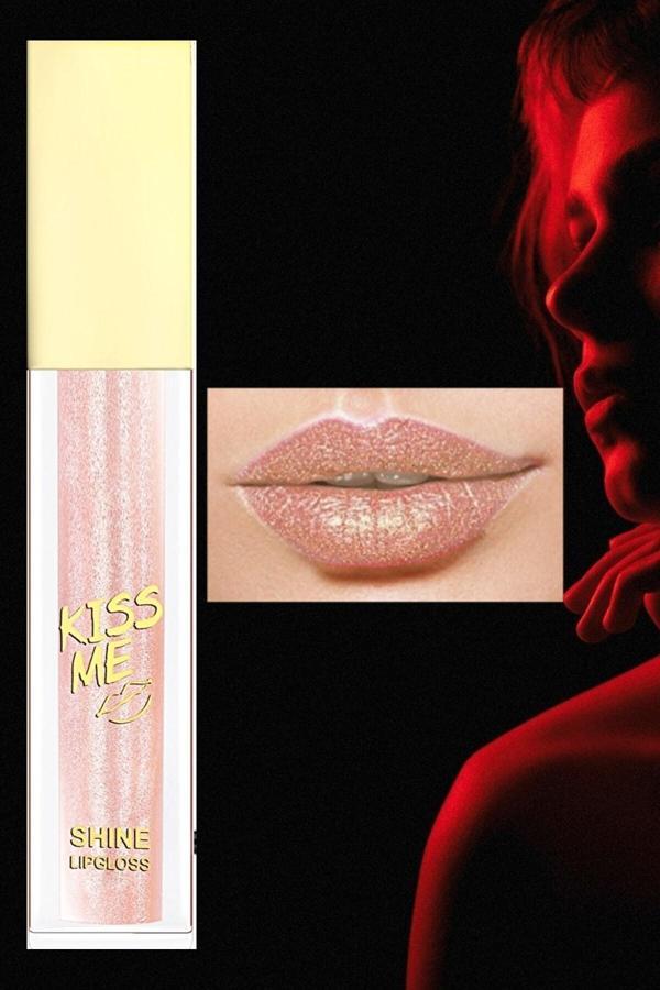 Wonderway Lip Shine Gloss- Kalıcı Parlak Ruj No:7 Pembe - Image 1