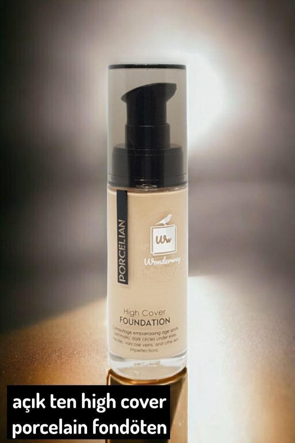 Wonderway Fondöten -Yoğun Kapatıcı Fondöten Açık Ten Açık Ten - Image 1