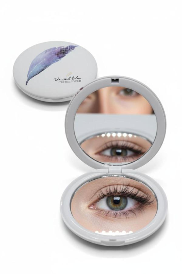 Wonderway Çift Taraflı Cep Aynası Mor - Image 1