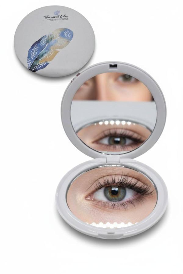 Wonderway Çift Taraflı Cep Aynası Mavi - Image 1