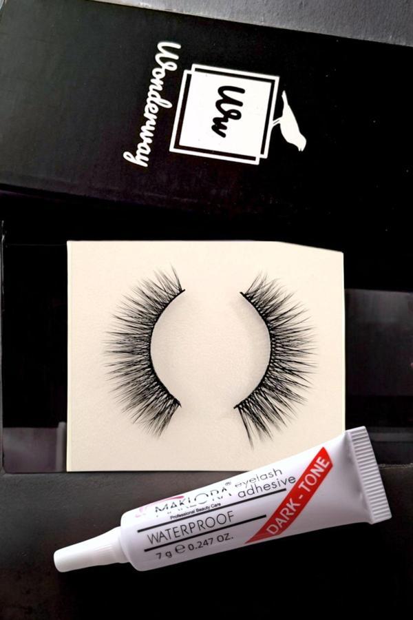 Wonderway Doğal Ipek Takma Kirpik Ve Kirpik Yapıştırıcı Set  - Image 1