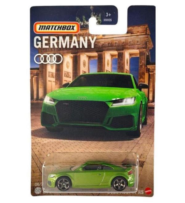Matchbox Germany Edition 2020 Audi TT RS - Yeşil (1/64) 2023 Case - Image 1