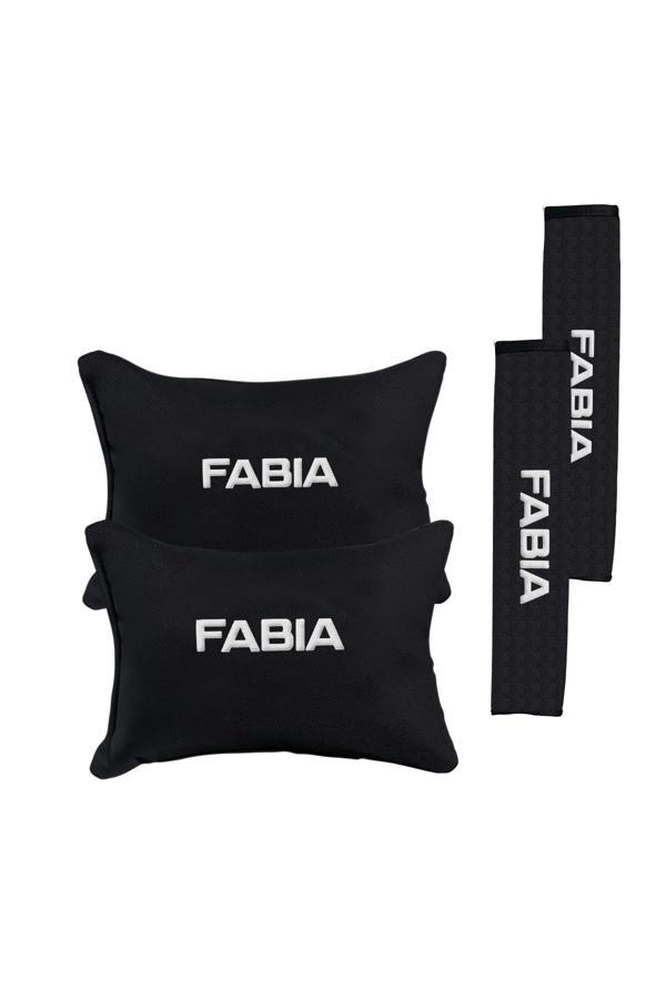 Skoda Fabia Nakışlı Oto Yastık Seti - Image 1