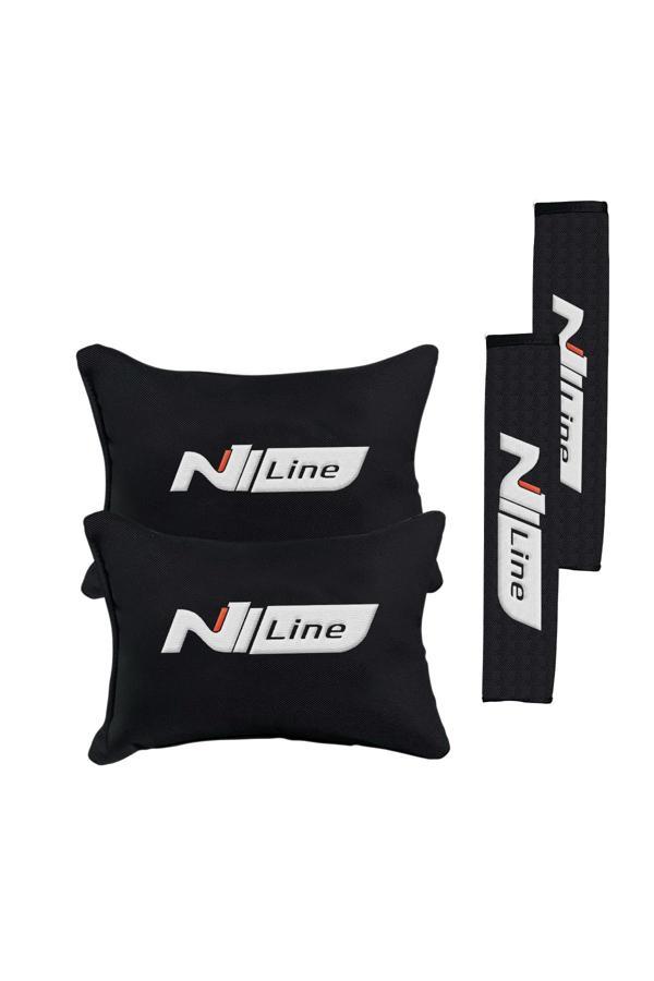 Hyundai N Line Nakışlı Oto Yastık Seti - Image 1