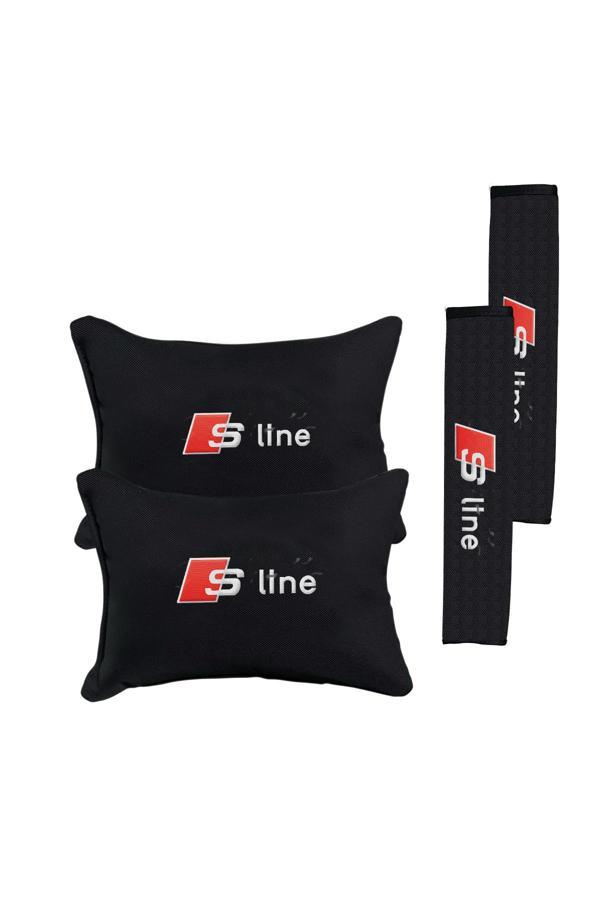 Audi S Line Nakışlı Oto Yastık Seti - Image 1