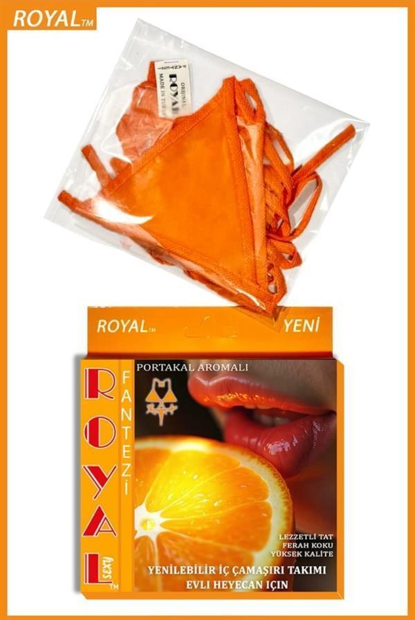 AmoraSecret Fantezi Tüketilebilen Yenilebilir Portakal Aromalı İç Çamaşırı Takımı - Image 1