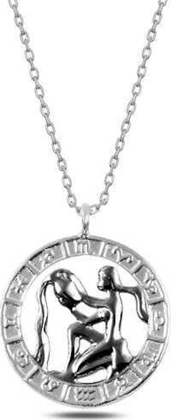 ​925 Ayar Gümüş Kova Burcu Kolye - Image 1