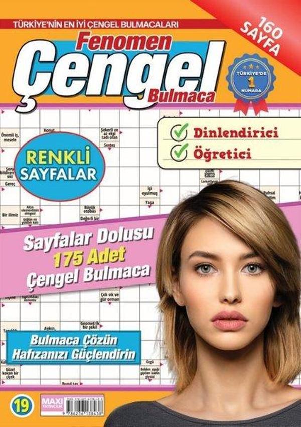Fenomen Çengel Bulmaca 19 - Maxı Yayıncılık - Image 1
