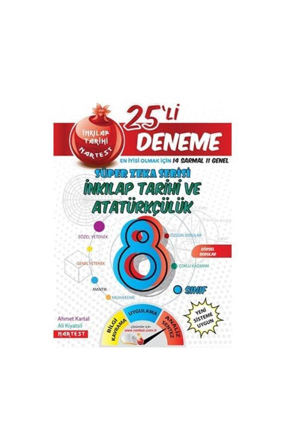 Nartest Yayınevi 8. Sınıf T.C. Inkılap Tarihi Ve Atatürkçülük 24 Deneme Sınavı - Nartest Yayınevi - Image 1