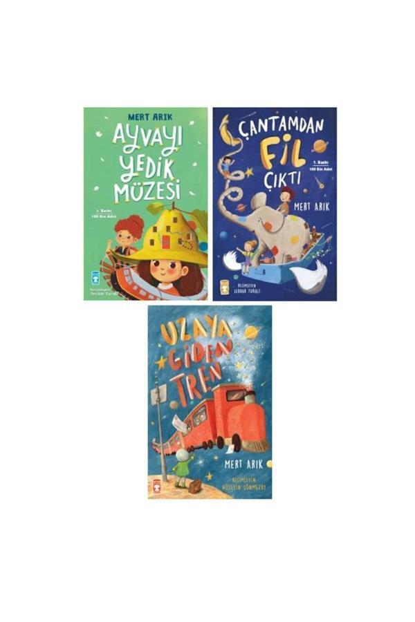 Timaş Çocuk Mert Arık 3 Kitap Set / Ayvayı Yedik Müzesi - Çantamdan Fil Çıktı - Uzaya Giden Tren - Timaş Çocuk - Image 1