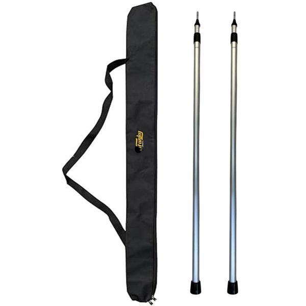 Ayarlanabilir Teleskopik Alüminyum Tarp Tente Çadır Direği 198 cm - Image 1