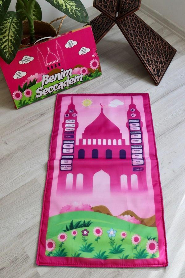 Oğlumun Sesli Benim Seccadesi S1015 Mavi - Image 1