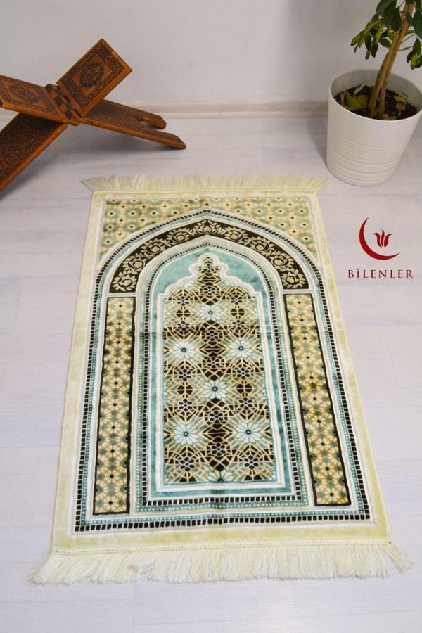 Lüks Kadife Seccade - 70x110 cm - Kalın Yumuşak Doku - Şık ve Konforlu - Image 1