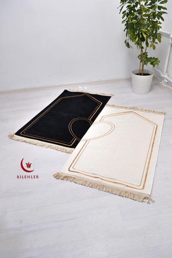 Çiftlere Özel Kalpli Seccade -Eşli Çift Seccade - Image 1