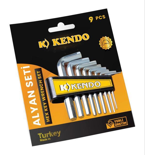 Kendo Allen Anahtar Seti Alyan Anahtar 9 Parça - Image 1