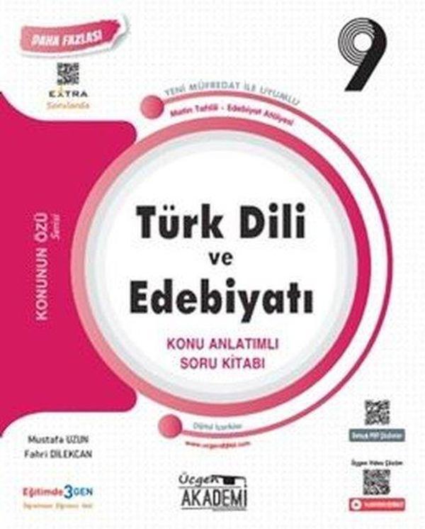 9. Sınıf Konunun Özü - Türk Dili ve Edebiyatı Konu Anlatımlı Soru Kitabı - Üçgen Akademi - Image 1