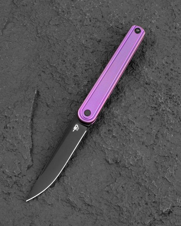 BESTECH INK BT2502C Mor Titanyum Sap MagnaCut Çelik Çakı - Image 1