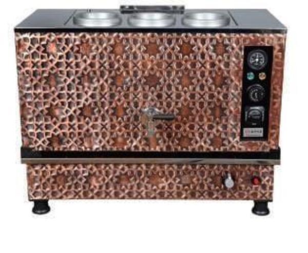 Anka Bakır Pro Kompakt Full Otomatik Çay Makinası 3 Demlikli 30 Litre Elektrikli Tüplü - Image 1