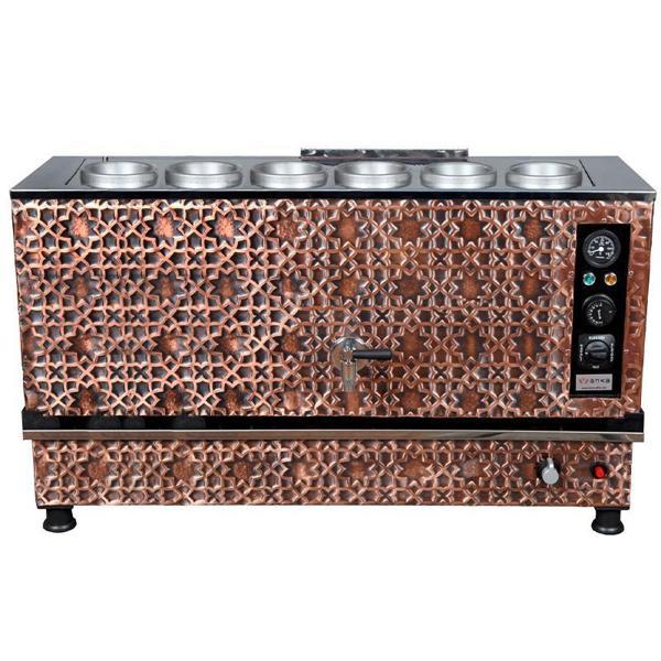 Anka Pro Elektrikli Full Otomatik Çay Kazanı 6 Demlikli 60 Litre Bakır - Image 1