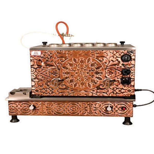 Anka Turbo Full Otomatik Elektrikli Tüplü Çay Kazanı 6 Demlikli 60 Litre Bakır - Image 1