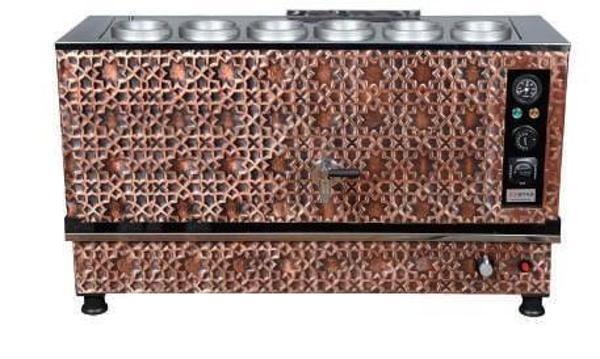 Anka Bakır Pro Kompakt Full Otomatik Çay Makinası 6 Demlikli 60 Litre Elektrikli Tüplü - Image 1