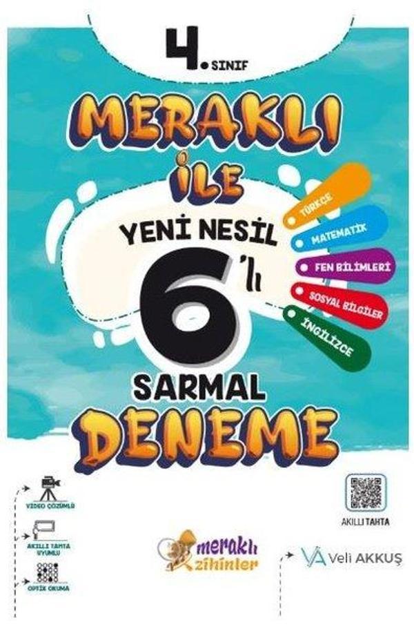 4. Sınıf Meraklı 6'lı Sarmal Deneme - Meraklı Zihinler Yayınları - Image 1