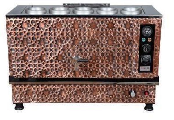 Anka Bakır Pro Kompakt Full Otomatik Çay Makinası 5 Demlikli 50 Litre Elektrikli Doğalgazlı - Image 1