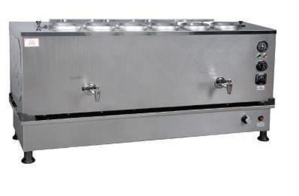 Anka Inoks Pro Kompakt Full Otomatik Çay Makinası Paslanmaz 6 Demlikli 56 Litre Elektrikli Tüplü - Image 1