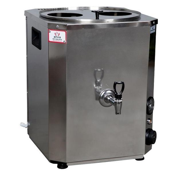 Anka Yeni Nesil Çay Makinesi 2 Demlikli 25 Litre Inox - Image 1