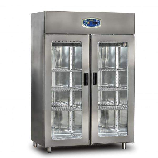 Dampak İki Cam Kapılı Dik Tip Buzdolabı 1330 litre 304 Çelik - Image 1