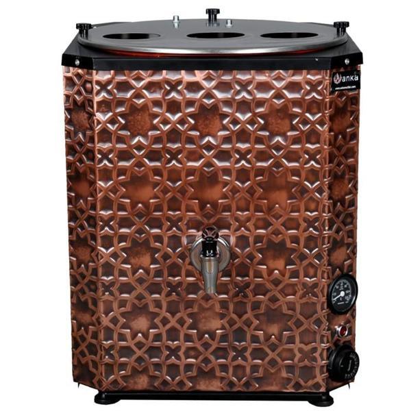 Anka Yeni Nesil Çay Makinesi 3 Demlikli 35 Litre Bakır - Image 1