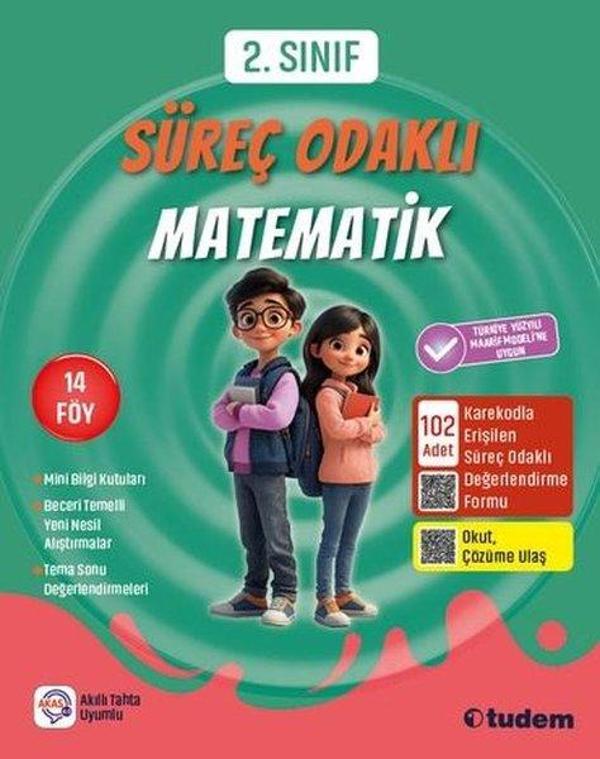 2. Sınıf Matematik Süreç Odaklı - Tudem Yayınları - Ders Kitapları - Image 1